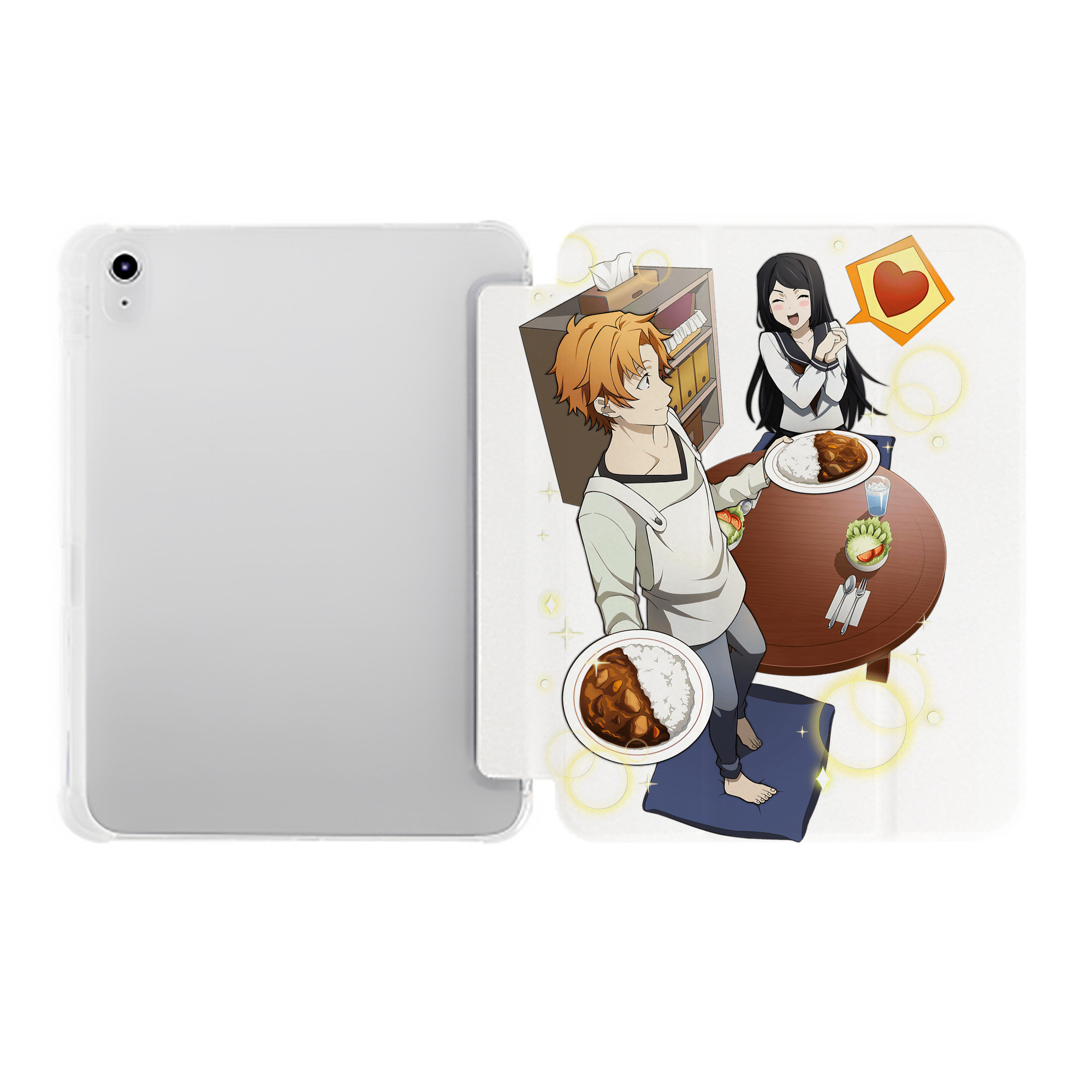 （画像用） 文豪ストレイドッグス Bungo Stray Dogs IPad ケース ペン収納付き 三つ折りスタンド PUレザー×シリコン 対応機種9.5/10.5/10.9インチ